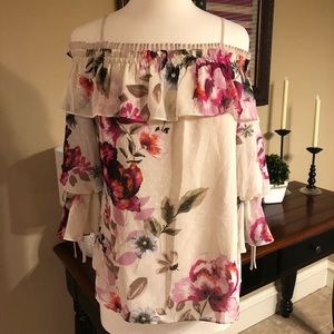 White House Black Market Off the Shoulder Top